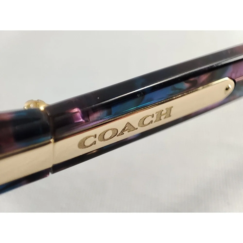 Coach HC‎ 6065 5288 Lanie Confetti Purple Eyeglasses Frames 49-17-135